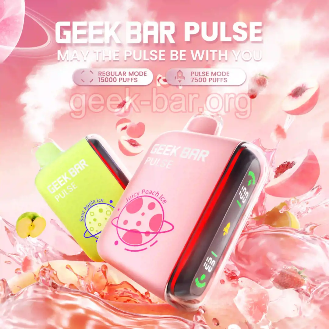 Blue Razz Ice Flavors Fruit Planet Edition Geek Bar Pulse Disposable Vape - NICEPRO.US